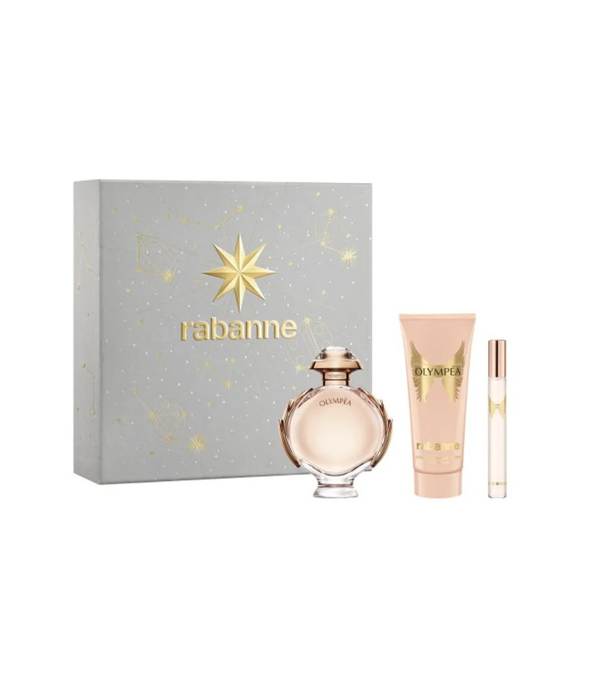 Rabanne Olympéa Eau De Parfum Vaporisateur 80ml Coffret 3 Produits
