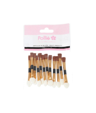 Eurostil Pack Pinceles Aplicadores Sombra Con Esponja 1un