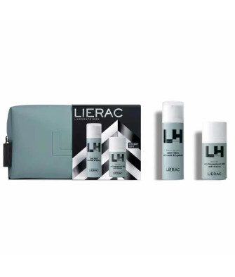 Lierac Homme Fluide Anti Age Global 50ml Coffret 3 Produits