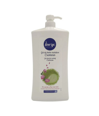 Lovyc Te Verde y Flor De Loto Gel De Baño Nutritivo 2000ml
