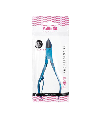 Eurostil Titanio Corta-Uñas Azul 11cm 1un