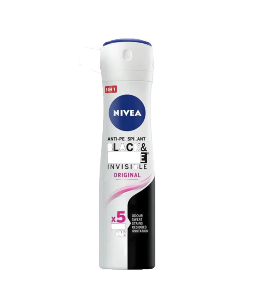 Nivea Black y White Desodorante Original 150ml Spray