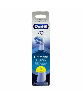 Oral-B iO Ultimate Clean White Replacement Heads 4 Pack