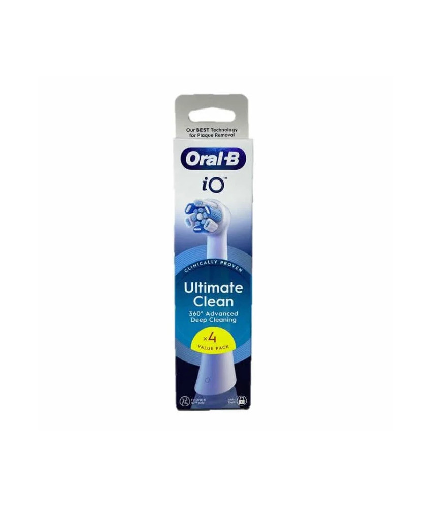 Oral-B iO Ultimate Clean White Replacement Heads 4 Pack
