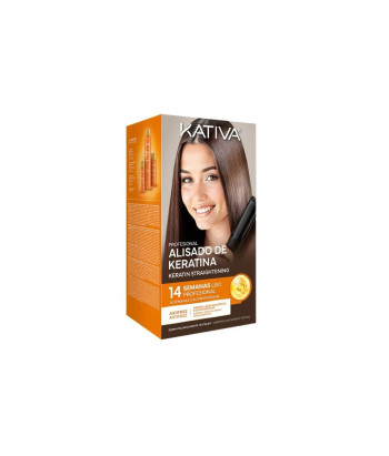 Kativa Profesional Alisado Brasileño Keratina Estuche 4 Piezas