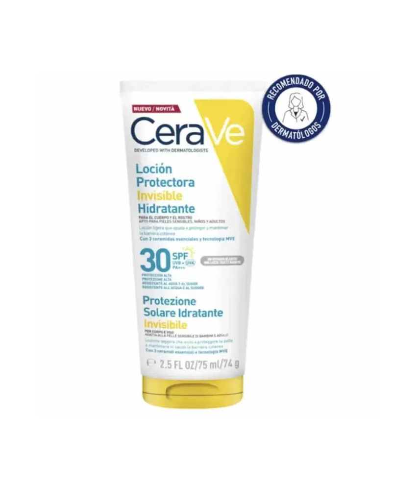 CeraVe Invisible Hydrating Protective Lotion Spf30 75ml