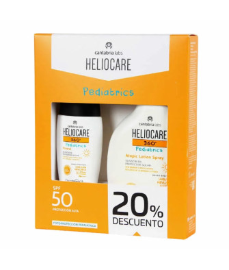 Heliocare Pediatrics Atopic Lotion Spray Spf50 250ml Coffret 2 Produits