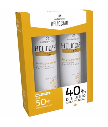 Heliocare 360 Invisible Spray Spf50+ 2x200ml