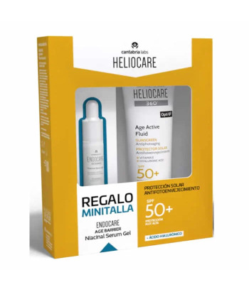 Heliocare Age Active Fluid Sunscreen Spf50+ 50ml Coffret 2 Produits