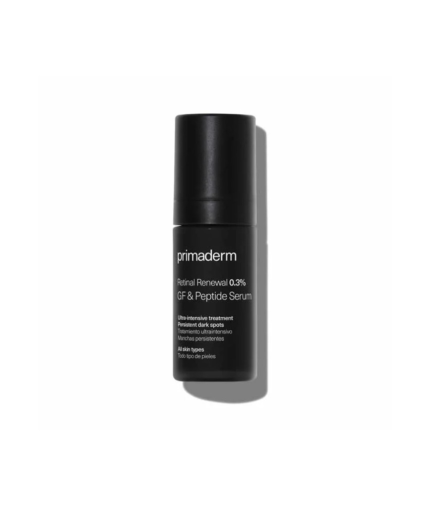 Primaderm Retinal Renewal 0.3% GF & Peptide Serum 30ml