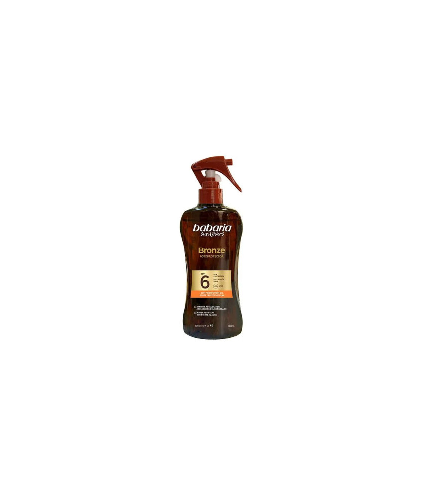 Babaria Sol Bronze Aceite Protector Solar Zanahoria Spray Spf6 300ml