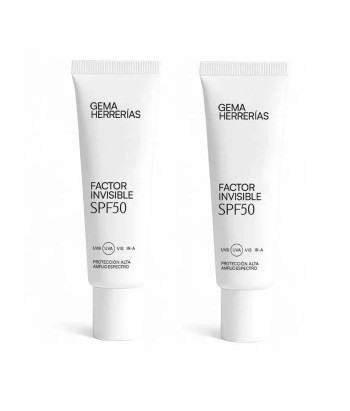 Gema Herrerias Factor Invisible Spf50 2x50ml