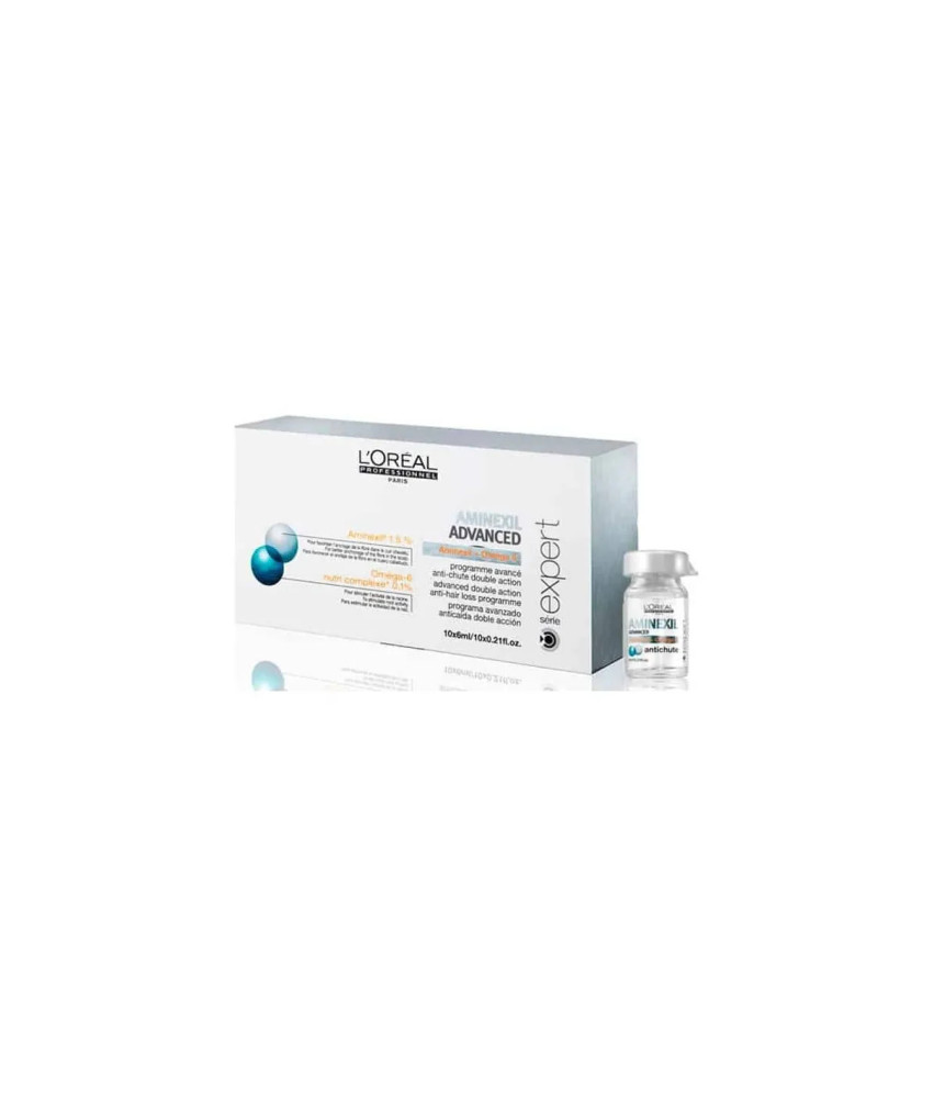 L'oreal Professionnel Aminexil Advanced Ampollas Enriquecidas Con Activos Dermatológicos Para Cabello 10 X 6ml