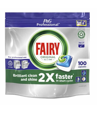 Fairy All-in-One Original Dishwasher Tablets 100 Capsules