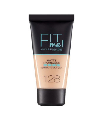 Maybelline Fit Me Matte Poreless Fond De Teint 128 Warm 