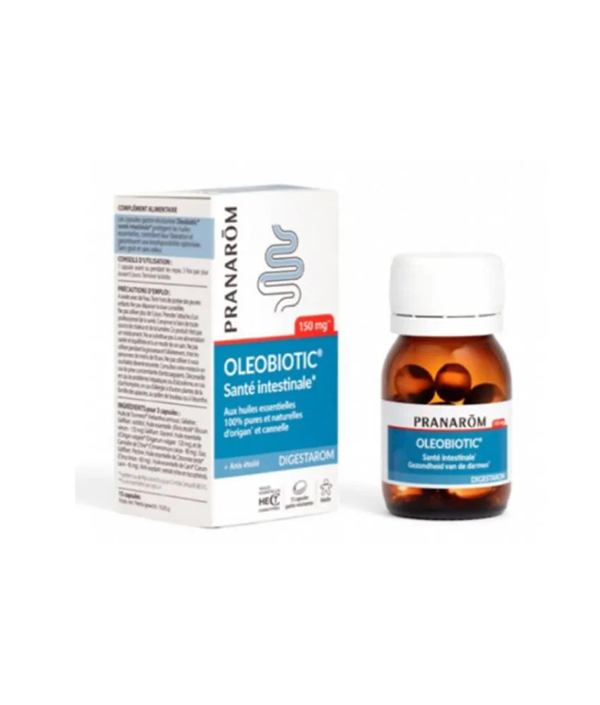 Pranarom Digestarom Oleobiotic Santé Intestinale 15 Capsules
