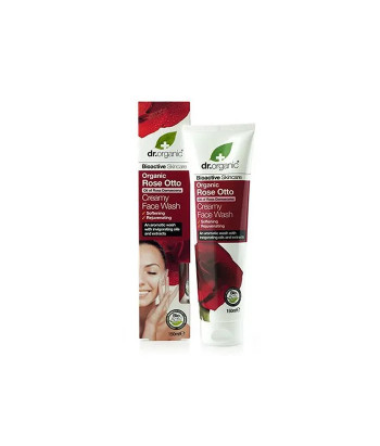 Dr Organic Rose Otto Crème Nettoyant Visage 150ml