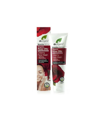 Dr Organic Rose Otto Crème Nettoyant Visage 150ml