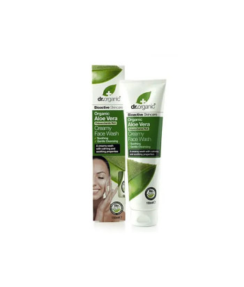 Dr Organic Aloe Vera Crème Nettoyant Visage 150ml