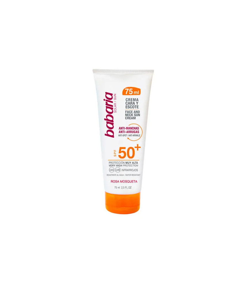  Babaria Crème Protectrice Anti Âge Visage Spf50 75ml