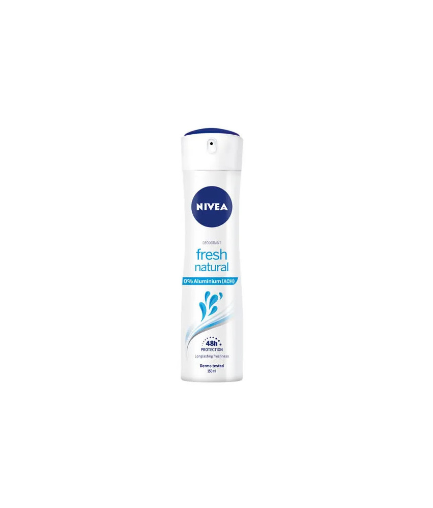 Nivea Fresh Natural 0% Aluminuim Déodorant Vaporisateur 150ml