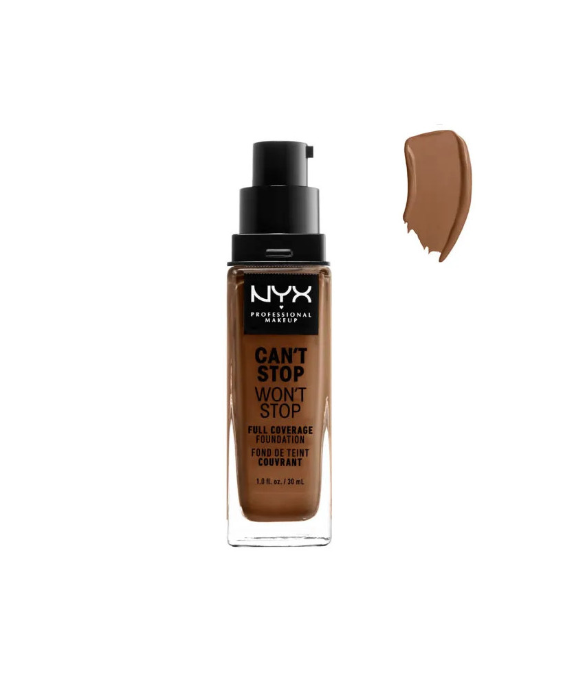 Nyx Can´t Stop Won´t Stop Full Coverage Foundation Cappucciono 30ml