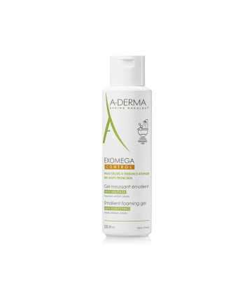 A-Derma Exomega Control Gel Moussant Émollient Anti-Grattage 500ml