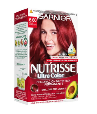 Garnier Tinte Pelo Nutrisse 6,60 Rojo Intenso