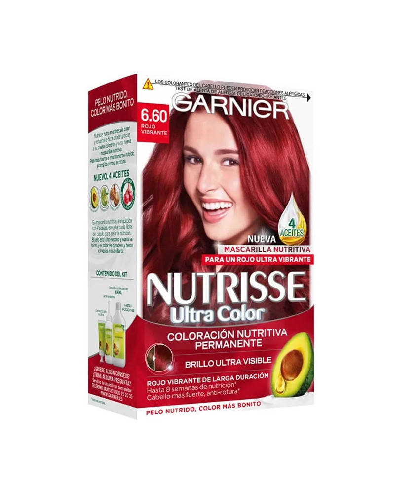 Garnier Tinte Pelo Nutrisse 6,60 Rojo Intenso