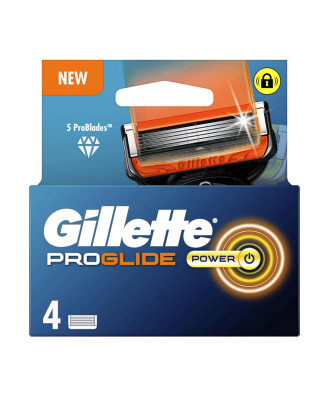 Gillette Fusion Proglide Power Cargador 4 Recambios