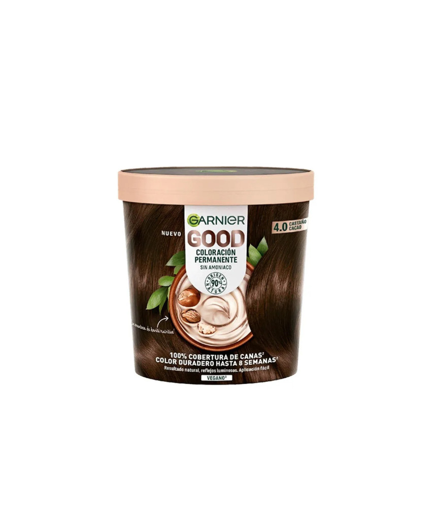 Garnier Good Coloración Permanente 4,0 Castaño Cacao 1 U