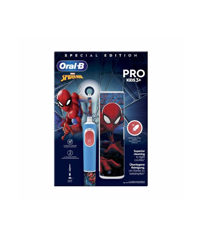 Oral B Pro Kids 3+ Cepillo Electrico Spiderman Special Edition