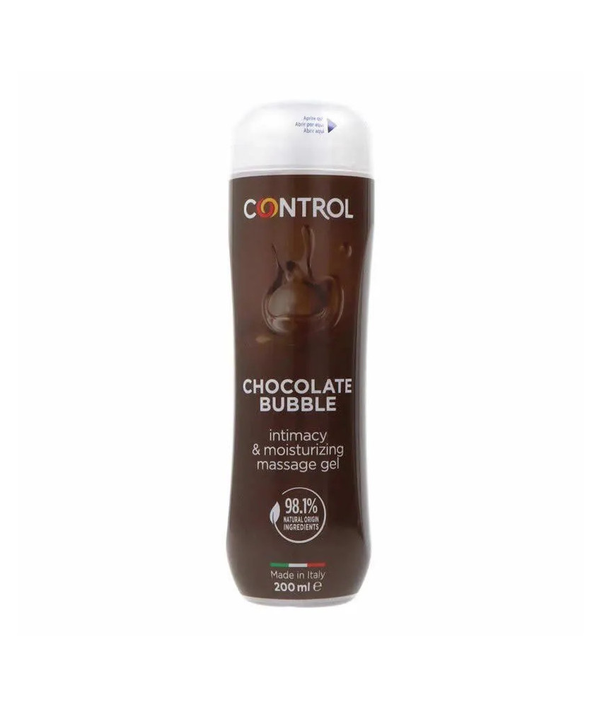 Control Chocolate Bubble Gel Massage 200ml
