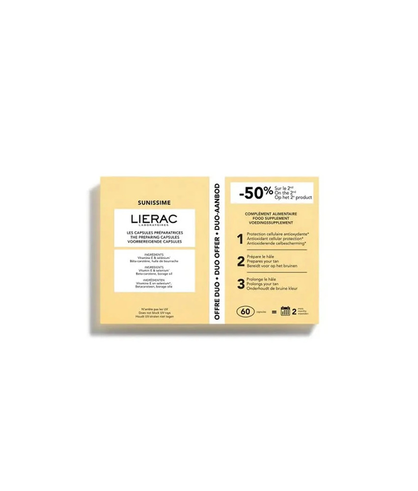 Lierac Sunissime Cápsulas Bronceado 2 x 30 capsules