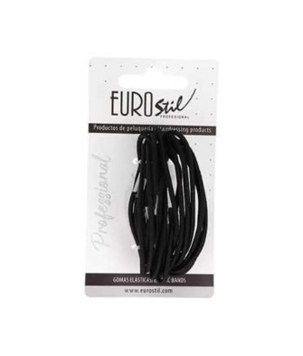 Eurostil Colita Negro Negro Gomas Finas Pack 1un