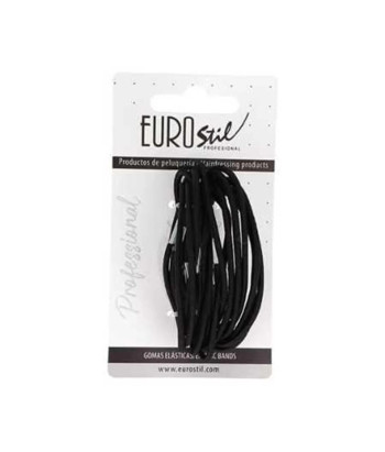 Eurostil Colita Negro Negro Gomas Finas Pack 1un