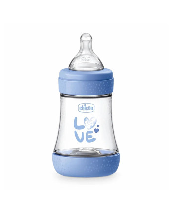 Biberon Chicco Perfect 0M+ Silicone Blue 150ml