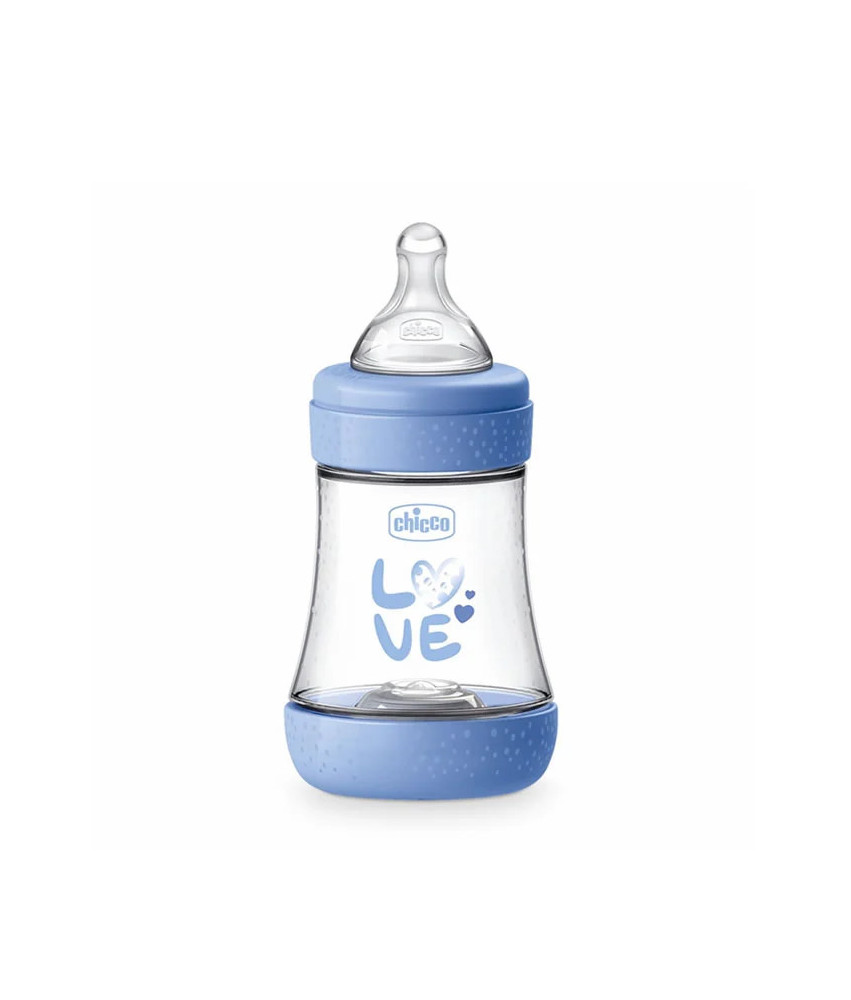 Biberon Chicco Perfect 0M+ Silicone Blue 150ml