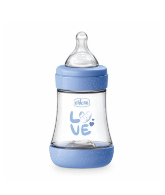 Biberon Chicco Perfect 0M+ Silicone Blue 150ml