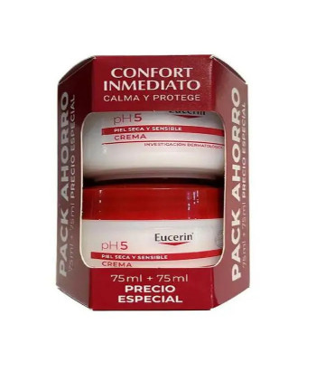 Eucerin ph5 Peaux Sèches et Sensibles 75ml+75ml