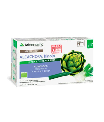 Arkopharma Arkofluido Artichauts-Fenouil 20 Ampoules Buvables