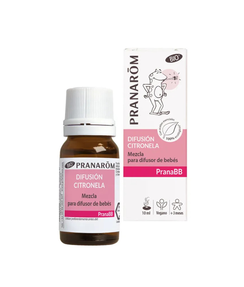 Pranarôm PranaBB Huiles Essentielles Diffuseur Purifiant Bébés 10 ml