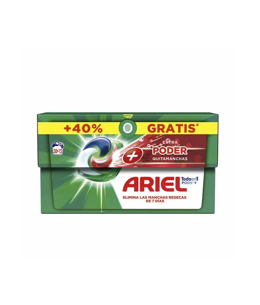 Ariel Pods Extra Stain Removal Power 3-in-1 Detergent 42 Capsules