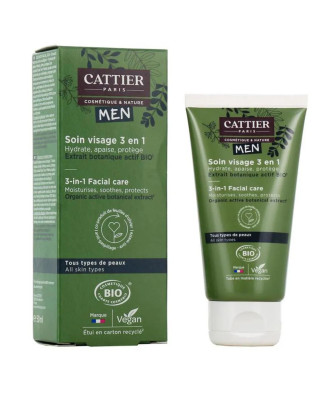 Cattier Paris Cattier Homme Cuidado Facial 3 En 1 50ml