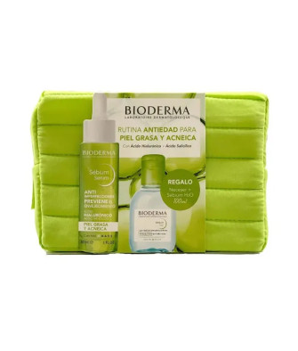 Bioderma Pack Cadeau Trousse Bioderma Sébium Sérum 30 ml + H2O 100 ml Gratuit