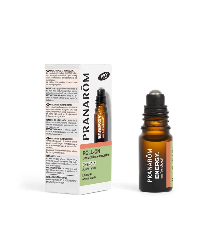 Pranarom Aromaboost Énergie Roll-On 5ml