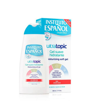 Instituto Español Ultratopic Gel Hidratante Suave Sin Perfume 500ml