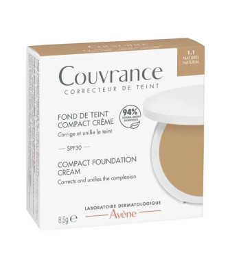 Couvrance Fond De Teint Crème Compacte 1.1 Naturel