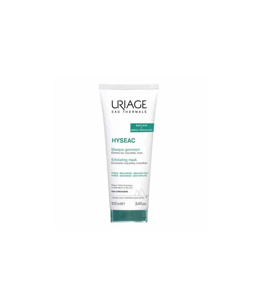 Uriage Hyseac Masque Exfoliant Visage Peaux Mixtes/Grasses 100 ml