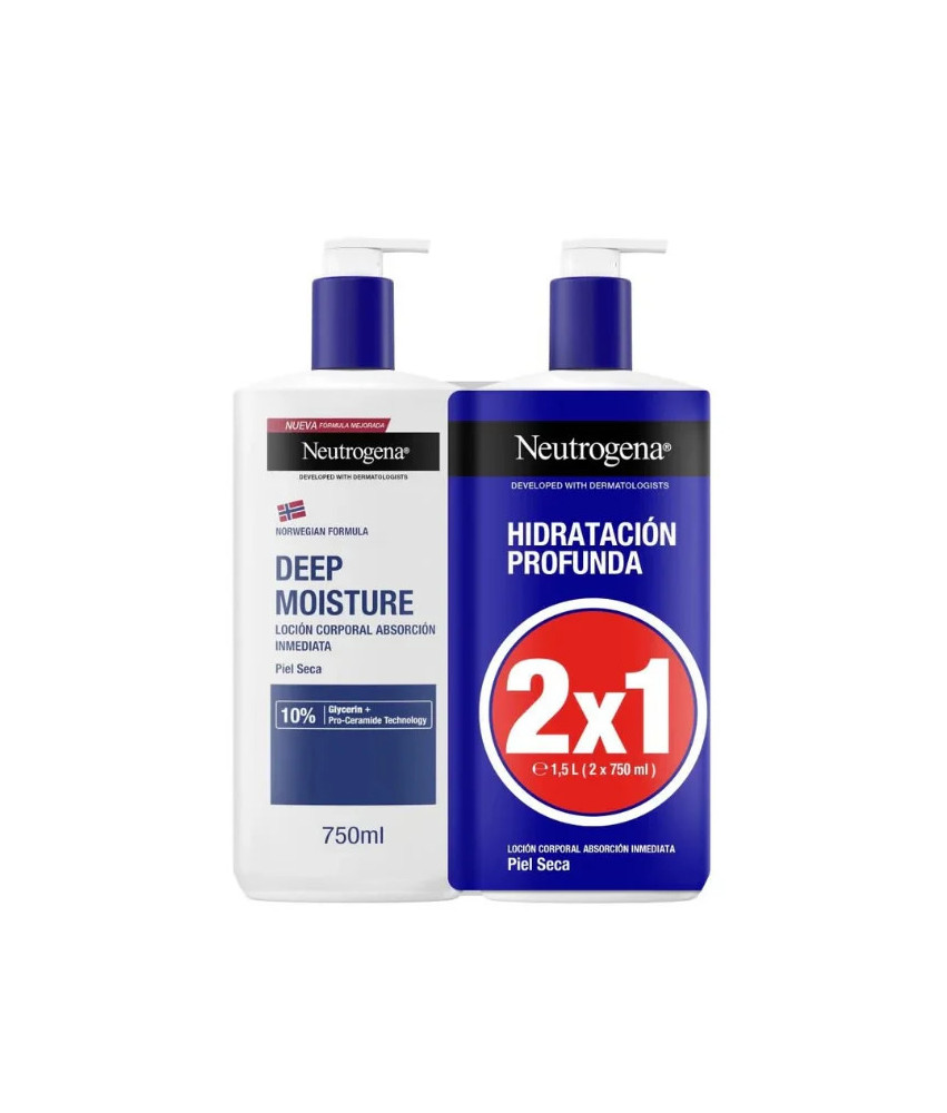 Lotion hydratante Neutrogena 2x750ml